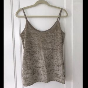 Vince. crushed velvet tank top